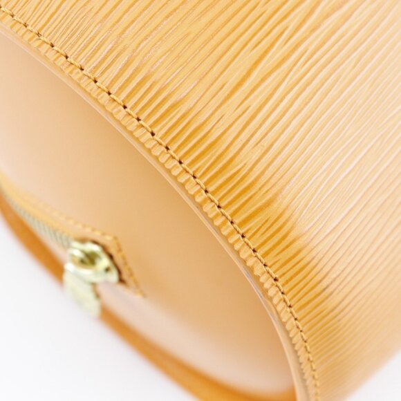 LOUIS VUITTON Orange Leather Pouch - Picture 4 of 14